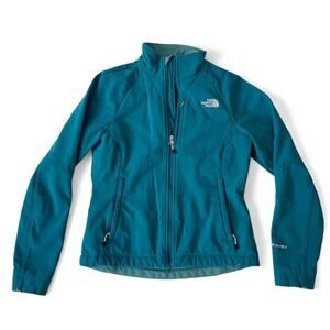 North Face Apex Bionic Jacket Size S Turquoise/Blue Green Color Full Zip